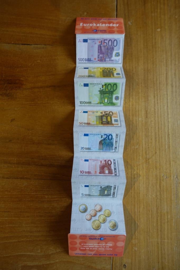 euro kalender, Diversen, Kalenders, Ophalen of Verzenden, Jaarkalender, Nieuw