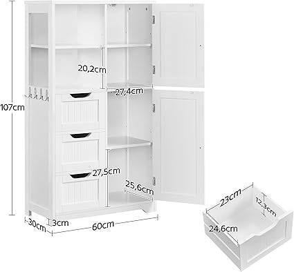 Bathroom Cabinet, Huis en Inrichting, Badkamer | Badkamermeubels, Ophalen, (Half)hoge kast, 100 tot 150 cm, 50 tot 100 cm