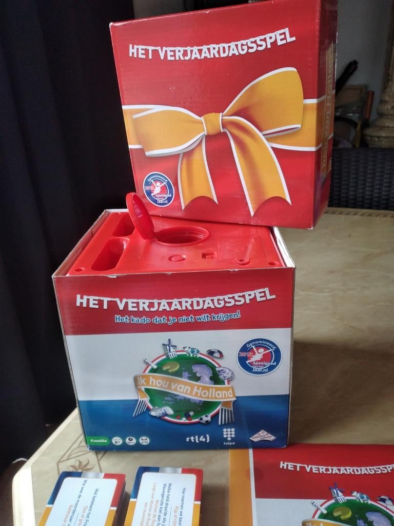 Het verjaardagsspel ik hou van Holland met de bom, Ophalen of Verzenden, Zo goed als nieuw