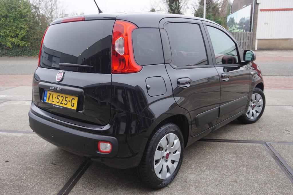 Fiat Panda 0.9 TwinAir Lounge * Automaat * Airco *, Auto's, Stof, Panda, Zwart, Origineel Nederlands