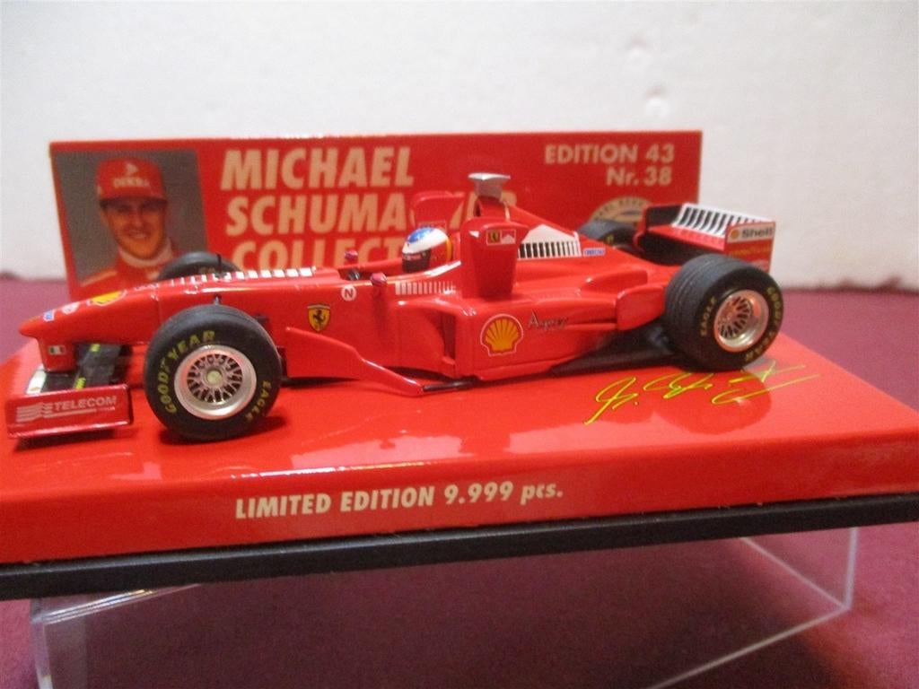 F1 Minichamps 1/43 Ferrari F300 1998 M. Schumacher, Ophalen of Verzenden