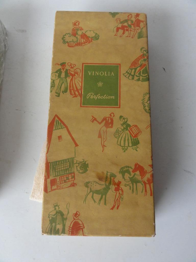 RARITEIT !!!  jaren 50 geschenkdoos Vinolia Perfection zeep, Verzenden, Nieuw, Overige typen, Gevuld