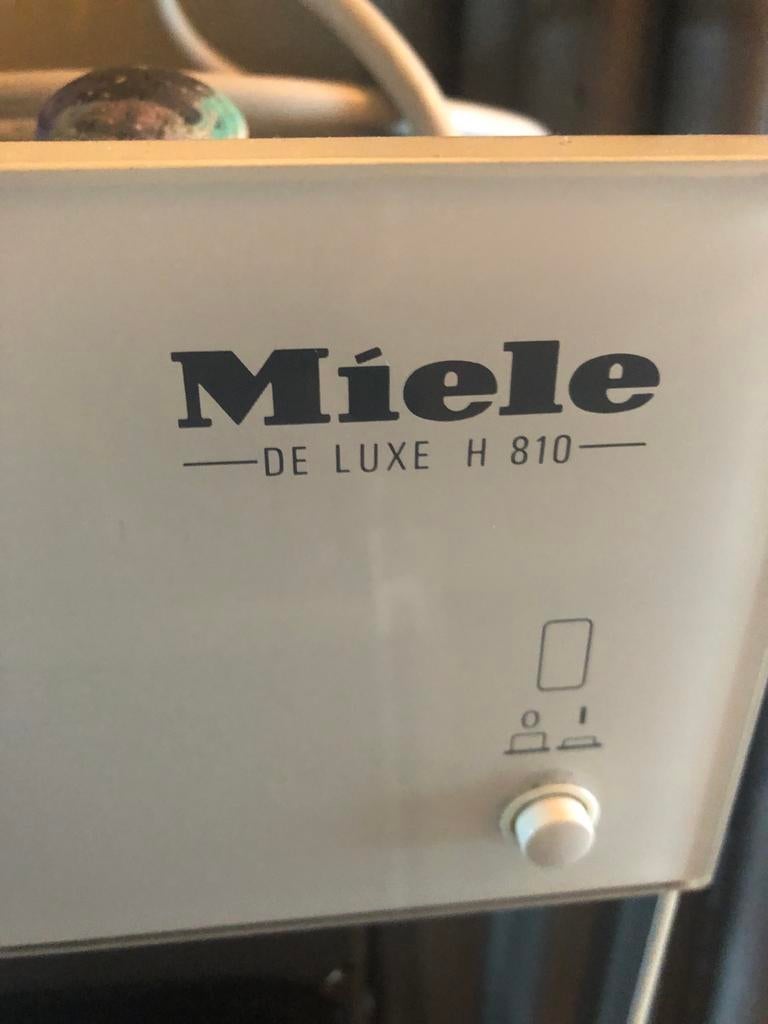 Miele De Luxe H 810 fornuis met keramische kookplaat, Gebruikt, Verzenden, 60 cm of meer, Keramisch