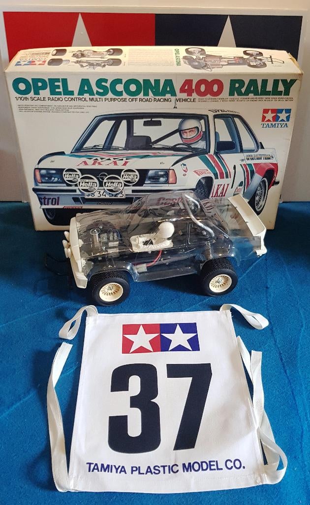Vintage Tamiya Opel Ascona 400 Rally #58037 van 1983 Nieuw, Elektro, Verzenden, Auto offroad, Nieuw