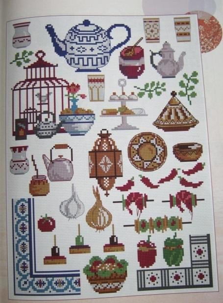 Borduurpatroon   Oosterse merklap  zie foto´s   nr 6874, Verzenden, Nieuw, Handborduren, Patroon