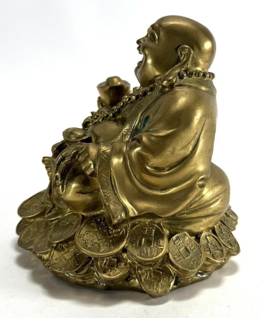 1405. Messing beeldje, Budai – China, tweede helft 20e eeuw, Ophalen of Verzenden