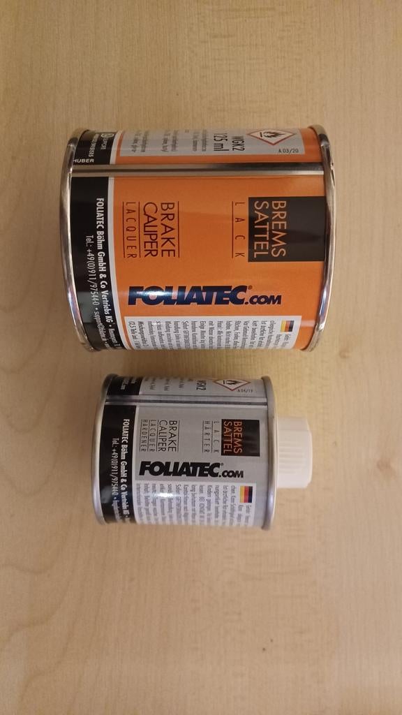 Remklauwlak set - goudkleurig, Auto diversen, Tuning en Styling, Ophalen of Verzenden