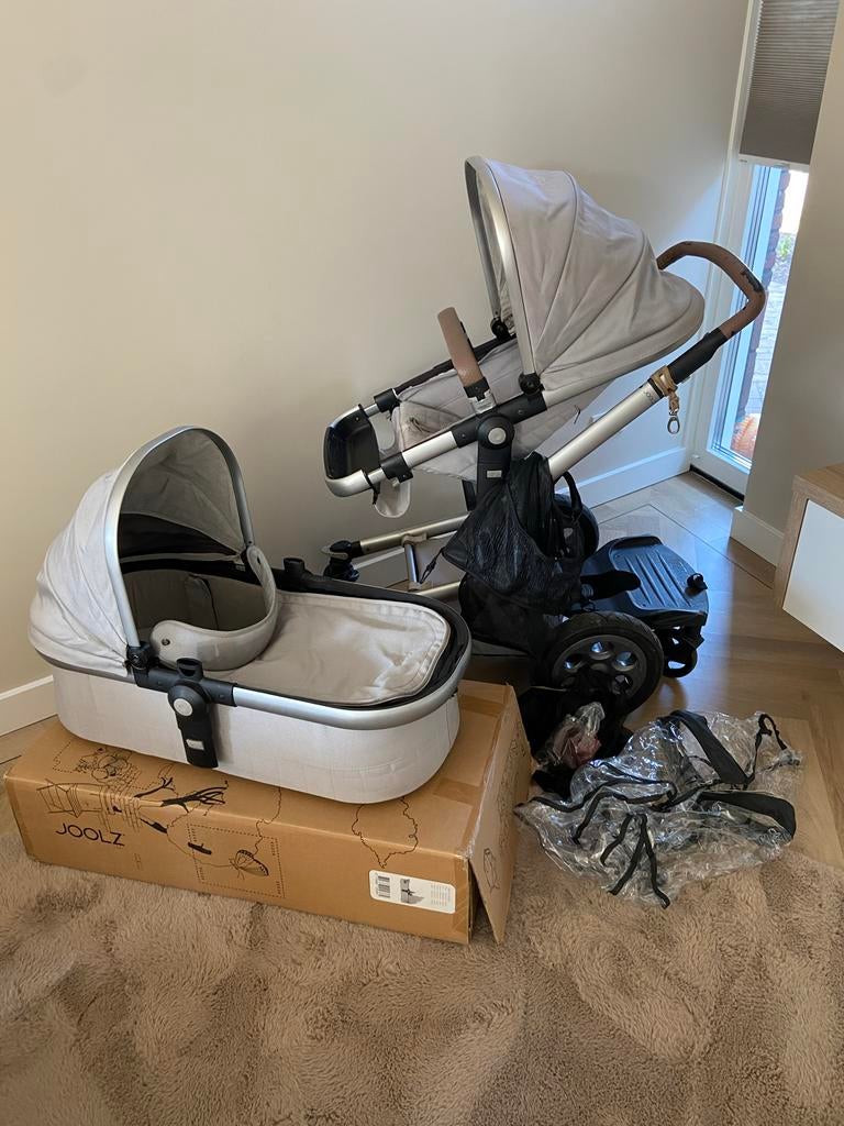 Joolz Day kinderwagen complete set, Gebruikt, Combiwagen, Met reiswieg, Ophalen