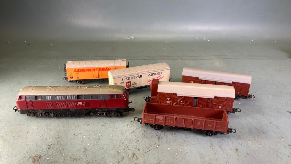 LIMA ho Goederen treinset DB, Treinset, Gelijkstroom, Ophalen of Verzenden, Zo goed als nieuw