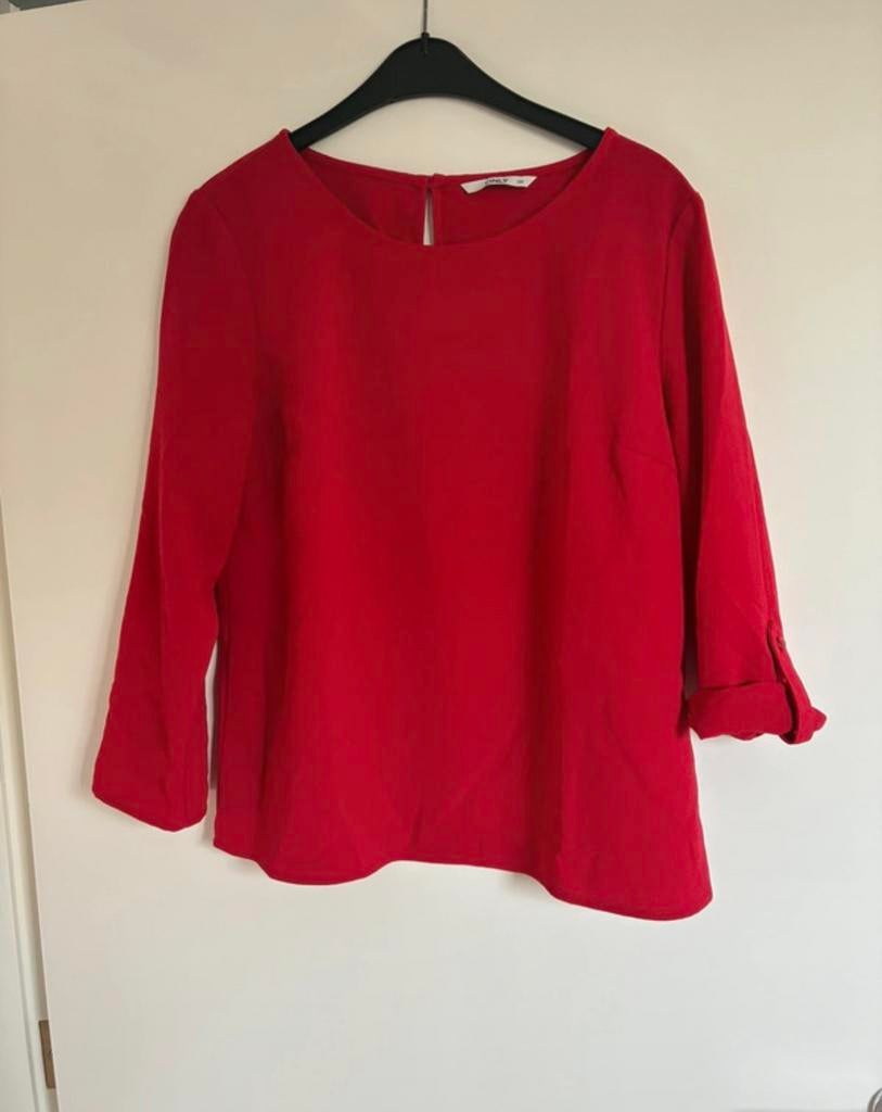 Blouse, Kleding | Dames, Ophalen of Verzenden, Gedragen, Maat 38/40 (M), Rood