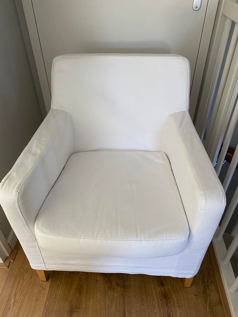 Ikea fauteuill Karlstad, Ophalen, Zo goed als nieuw, Eenpersoons, Minder dan 150 cm