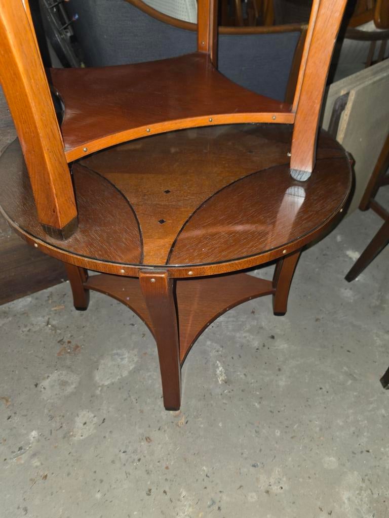 Schuitema bijzettafels 2x, Ophalen of Verzenden, Rond, Minder dan 55 cm, 45 tot 60 cm