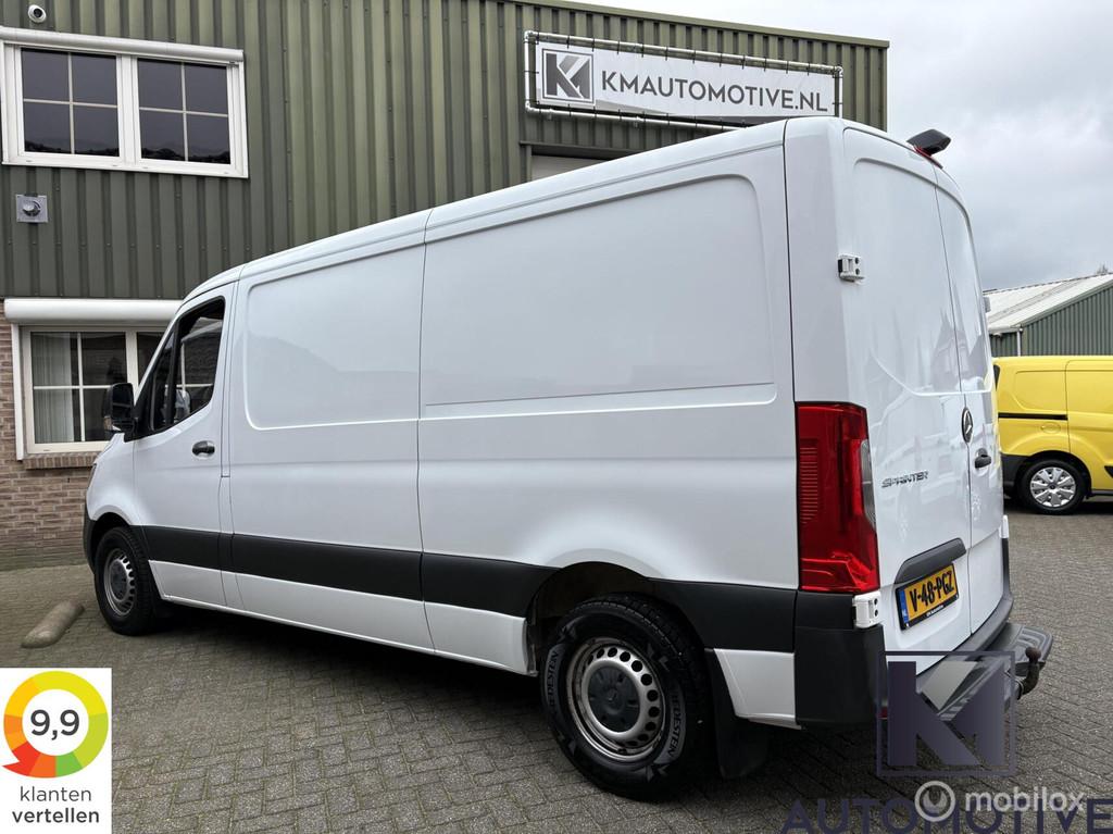 Mercedes Sprinter 214CDI L2H1|M-Bux|Camera|Standkachel|Trekh, Auto's, Euro 6, 2000 kg, Wit, Mercedes-Benz