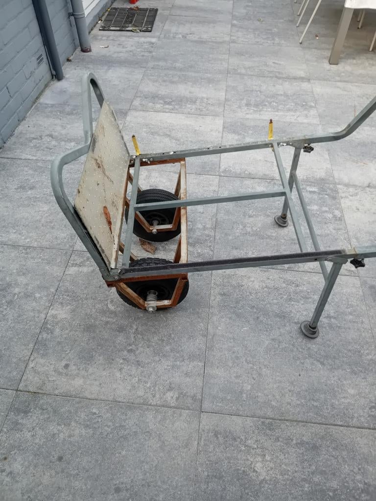 Viskar met hengelhouder, Ophalen of Verzenden