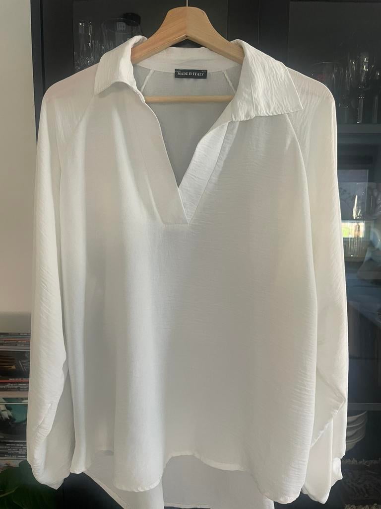 Nieuwe witte blouse 1 maat, Ophalen of Verzenden, Nieuw, Wit