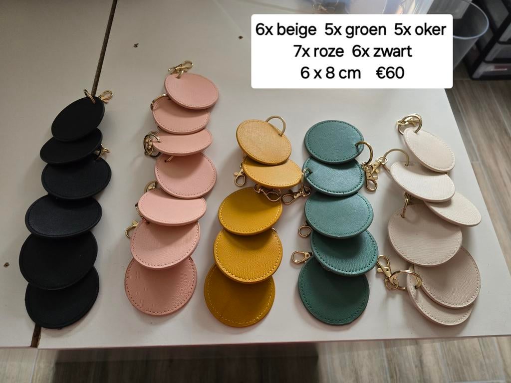 Partij leren sleutelhangers, Ophalen of Verzenden