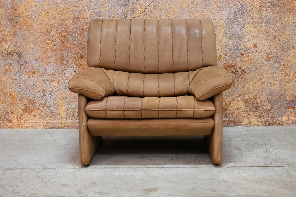 IZG Staat unieke De Sede DS 86 design fauteuil in nekleer, Huis en Inrichting, Fauteuils, De Sede, Ophalen of Verzenden, Zo goed als nieuw