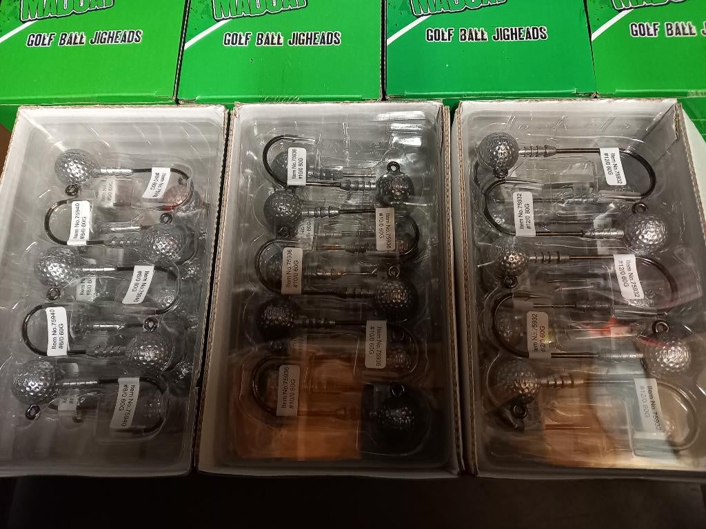 (Noorwegen) Jigheads...60-grams...#8/0..#10/0..#12/0, Watersport en Boten, Info@hengelsportleon.nl, Tinstraat, Overige typen, Nieuw