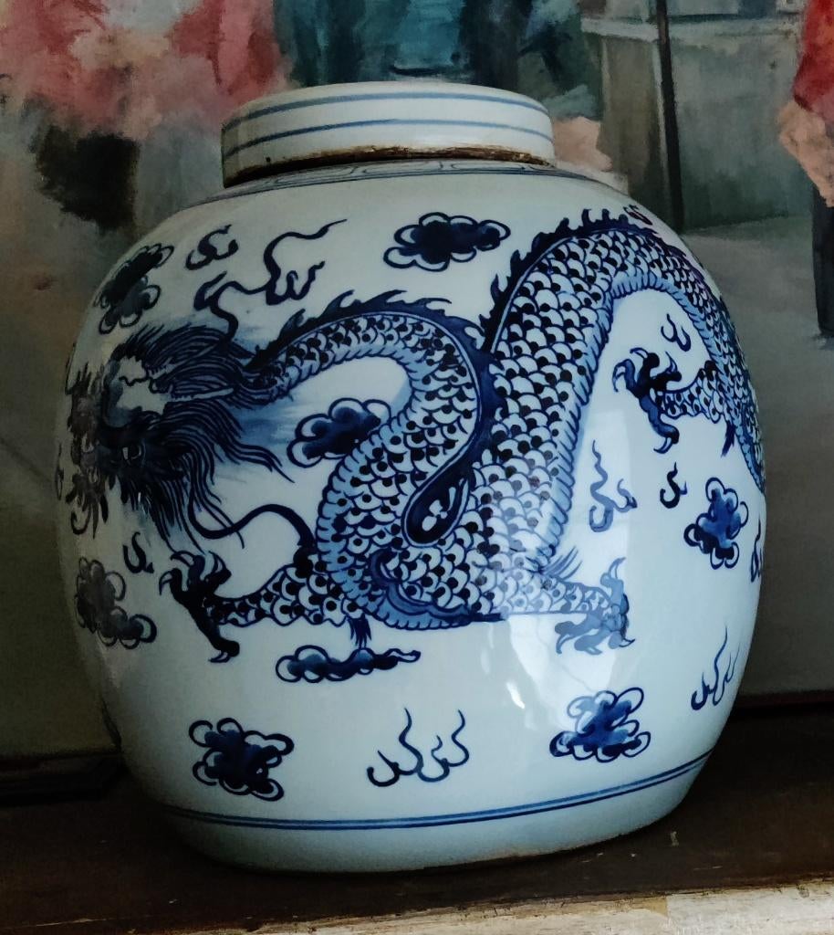 Chinese deksel pot, Antiek en Kunst, Ophalen of Verzenden