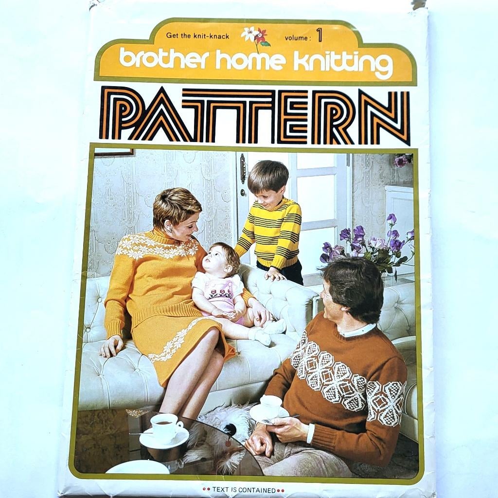 retro brother patronen te breien en nog boeken jaren 60-70, Hobby en Vrije tijd, Breien en Haken, Ophalen of Verzenden, Breien
