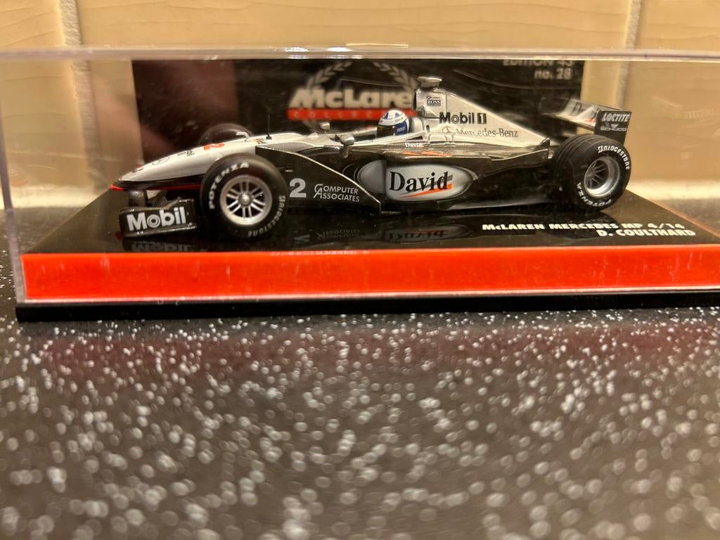 Minichamps 1:43, McLaren Mercedes MP4-14, DCoulthard, Ophalen of Verzenden, Zo goed als nieuw, Auto, MiniChamps