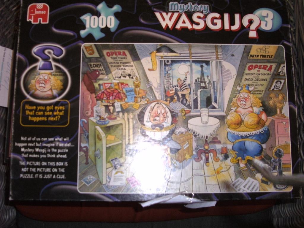 wasgij puzzels, Ophalen, 500 t/m 1500 stukjes, Zo goed als nieuw, Legpuzzel