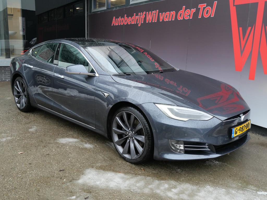 Tesla Model S 75D BASE | PANORAMA DAK | 20 INCH | AUTOPILOT, Gebruikt, Zwart, Leder, Vierwielaandrijving