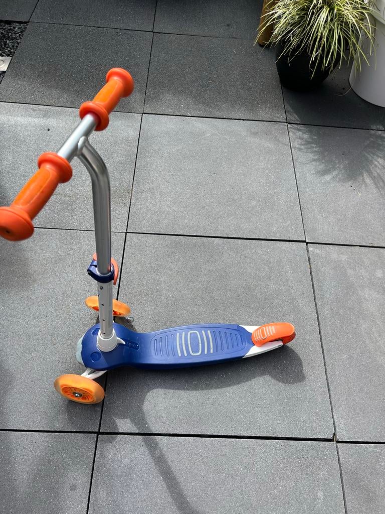 Oxelo step blauw oranje, Fietsen en Brommers, Steps, Gebruikt, Gewone step, Ophalen