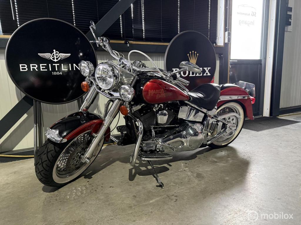 Harley Davidson FLSTF Fat Boy unieke uitvoering, 1340 cc, Chopper, Bedrijf, Meer dan 35 kW