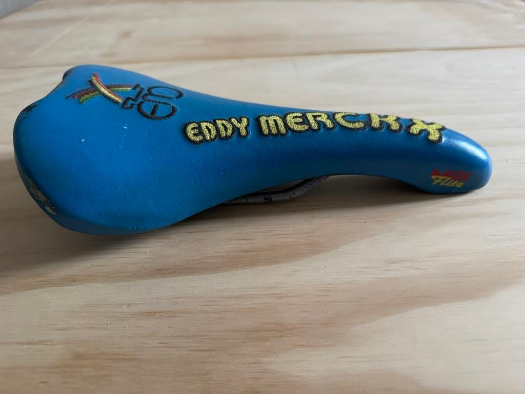 Zeldzaam Eddy Merckx selle italia zadel, Ophalen of Verzenden, Zo goed als nieuw, Overige typen