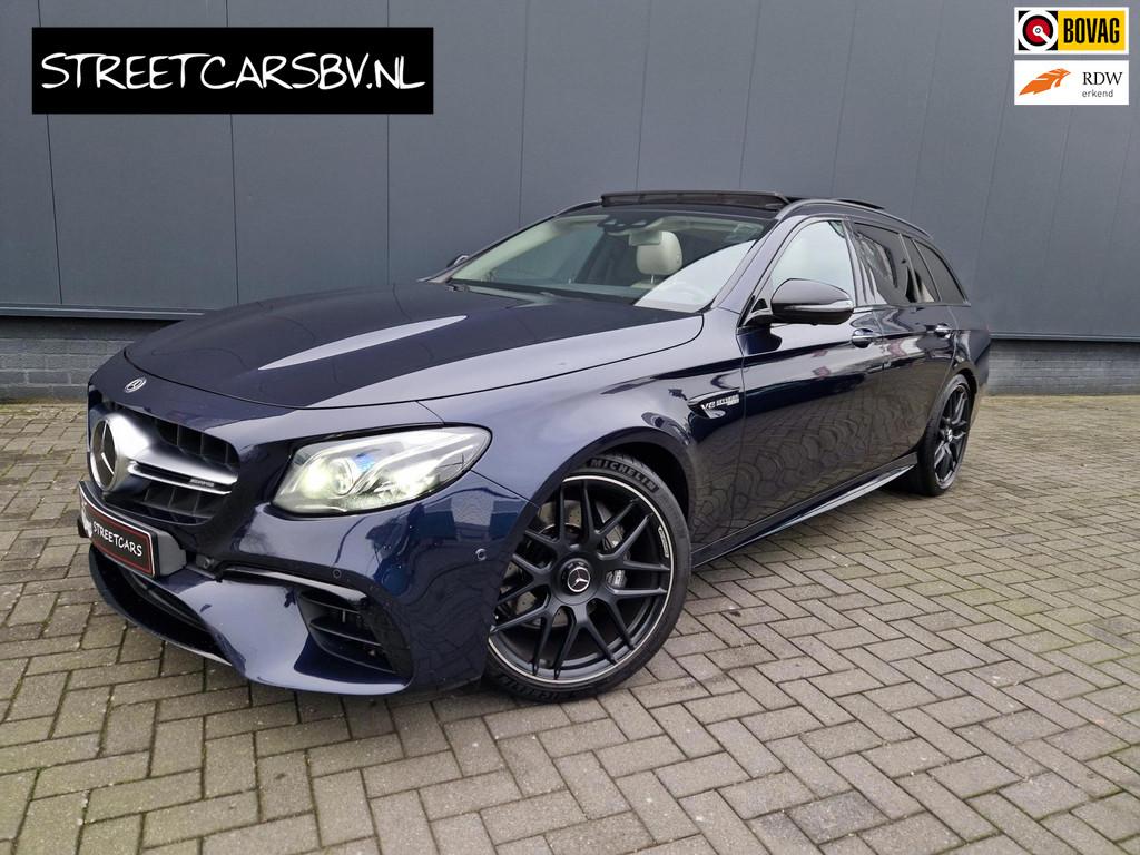 Mercedes-Benz E63 Estate AMG 4MATIC /Pano/Blue-eye/Akrapovic, Auto's, Mercedes-Benz, Bedrijf, Te koop, E-Klasse, 360° camera, 4x4