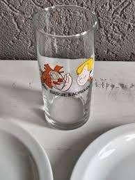 Gezocht glas van Bassie&Adriaan met Robin en Lara, Ophalen of Verzenden, Zo goed als nieuw