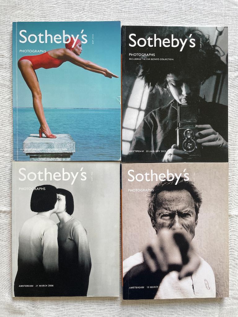 Sotheby's 4 catalogi fotografie, Boeken, Kunst en Cultuur | Fotografie en Design, Ophalen, Zo goed als nieuw, Fotografen, Sotheby's