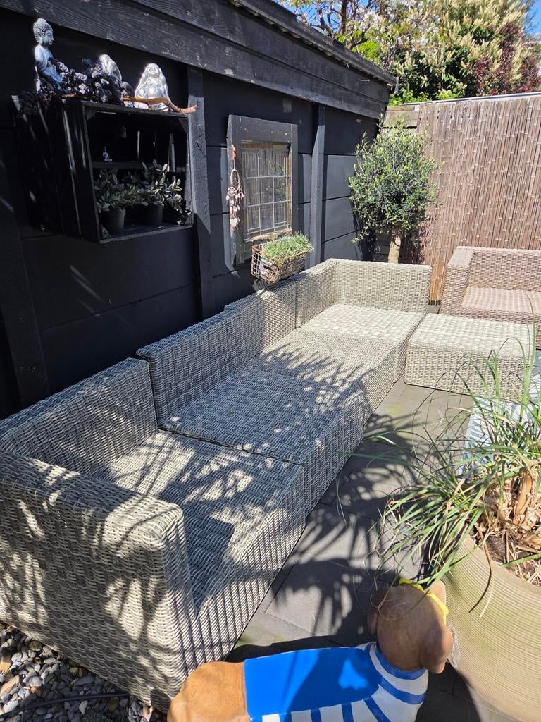 Loungeset zonder kussens. In perfecte staat., Ophalen