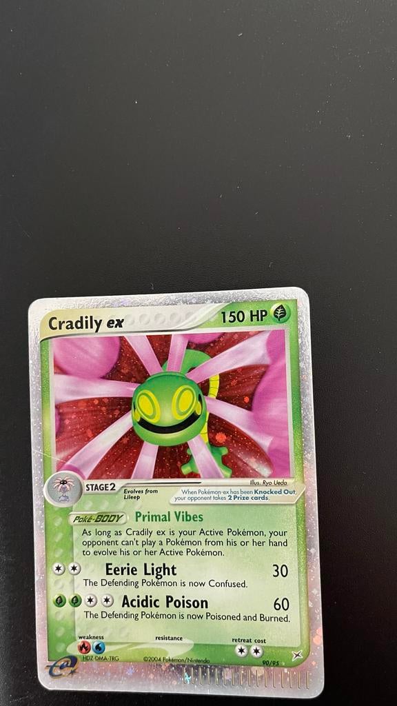 Cradily ex 90/95, Ophalen of Verzenden, Gebruikt, Losse kaart, Foil
