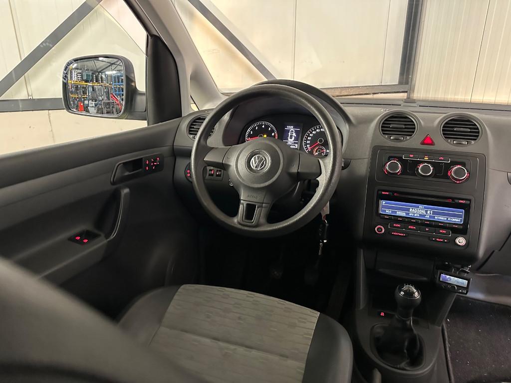 Volkswagen Caddy 2.0 Ecofuel | Airco | Trekhaak | Deurtjes, Auto's, Euro 5, 4 cilinders, Volkswagen, Wit