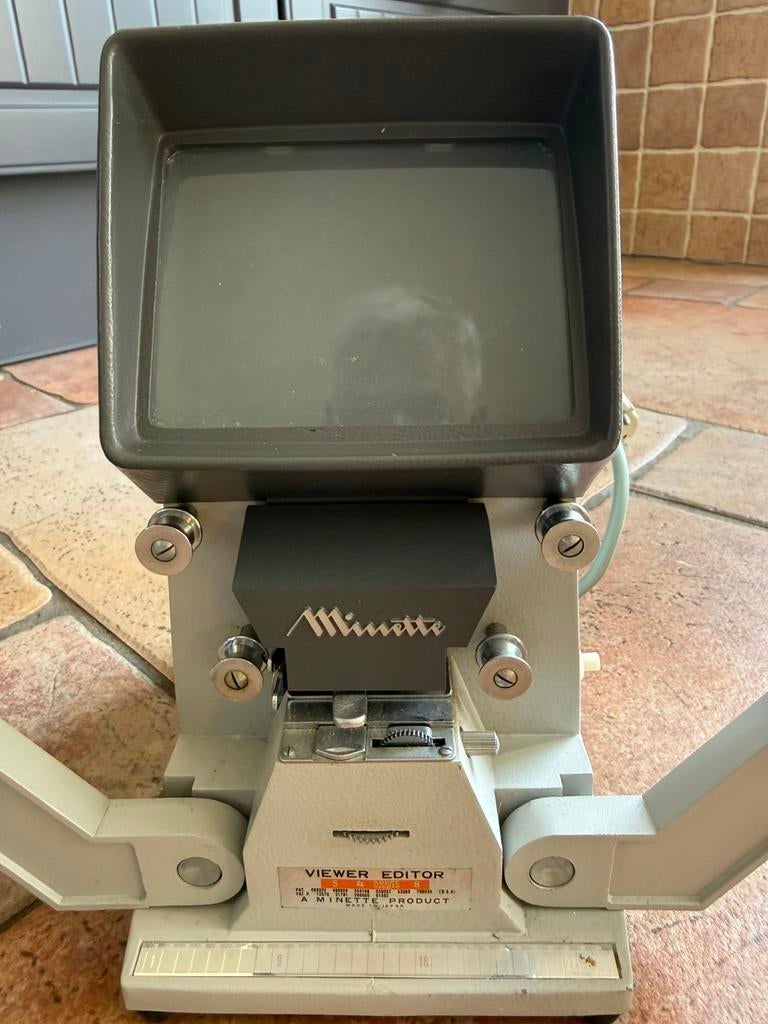 Minettte editor viewer, Verzamelen, Fotografica en Filmapparatuur, Ophalen, 1960 tot 1980