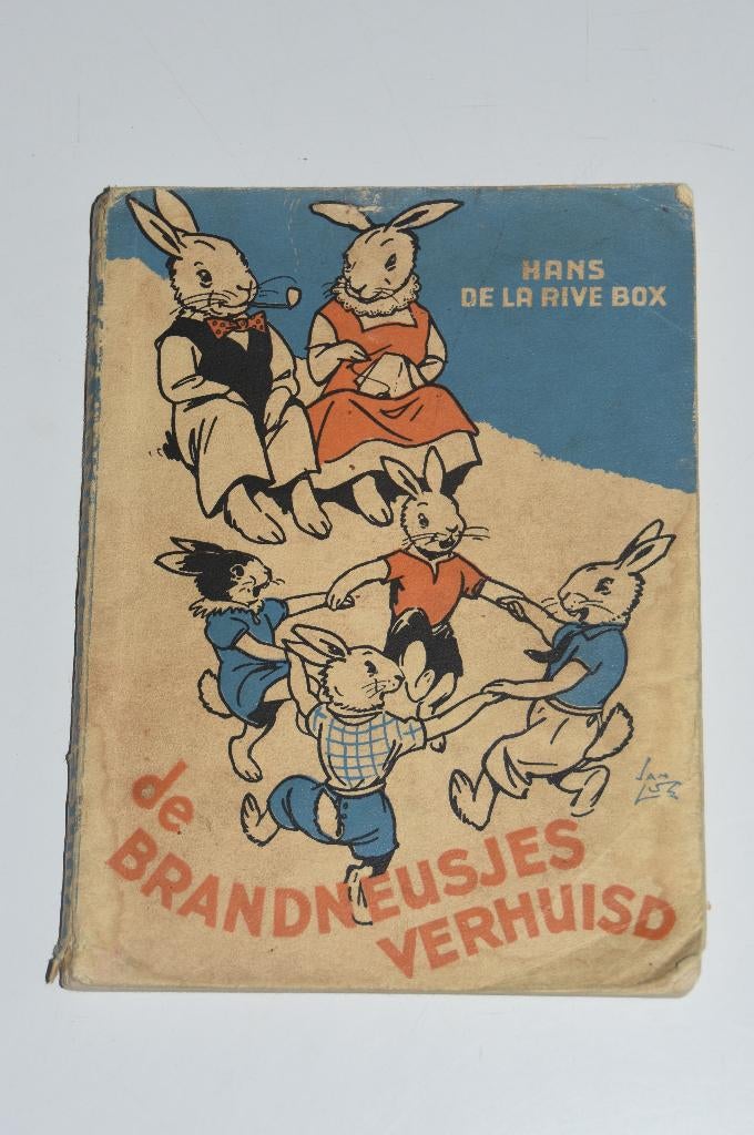 Antiek kinderboek De Brandneusjes Verhuisd De La Rive Box, Antiek en Kunst, Verzenden