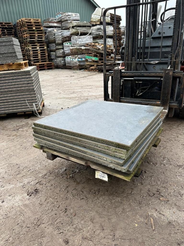 3,20m² Keramische tegel 80x80x3 Slate (5 stuks), Ophalen, Keramiek, Nieuw, Minder dan 5 m²