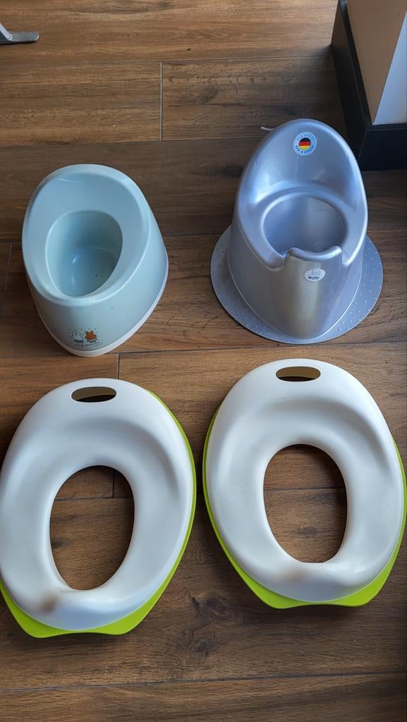 2 potjes en 2 wc bril verkleiners, Ophalen