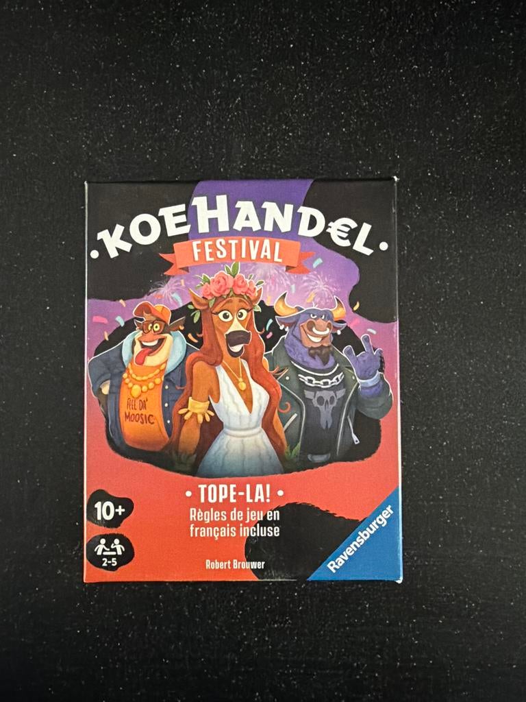 Koehandel Festival nieuw geseald, Hobby en Vrije tijd, Gezelschapsspellen | Bordspellen, Drie of vier spelers, Ophalen, Nieuw