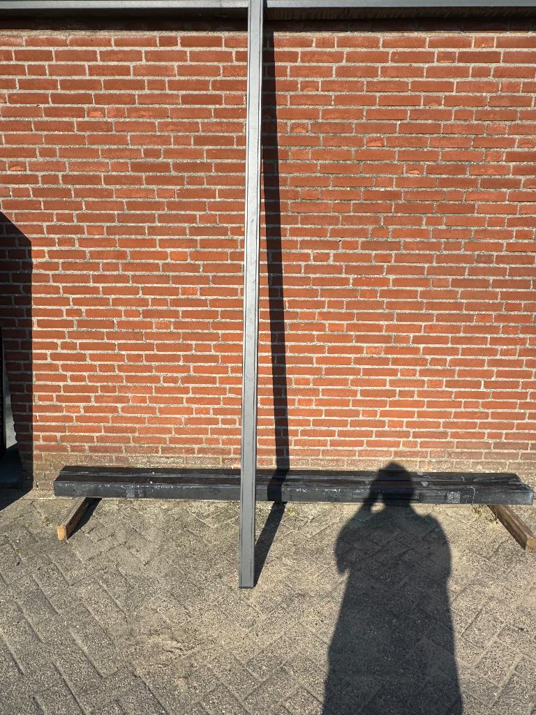 aluminium schutting paal 6,8 x 6,8 x een 270 cm, Ophalen, Minder dan 3 meter, Minder dan 1 meter, Nieuw