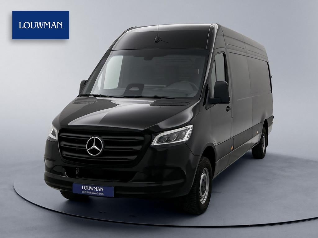 Mercedes-Benz Sprinter 317 L3H2 Pro Led Facelift 3500 KG Nav, Auto's, Automaat, Gebruikt, 4 cilinders, Zwart