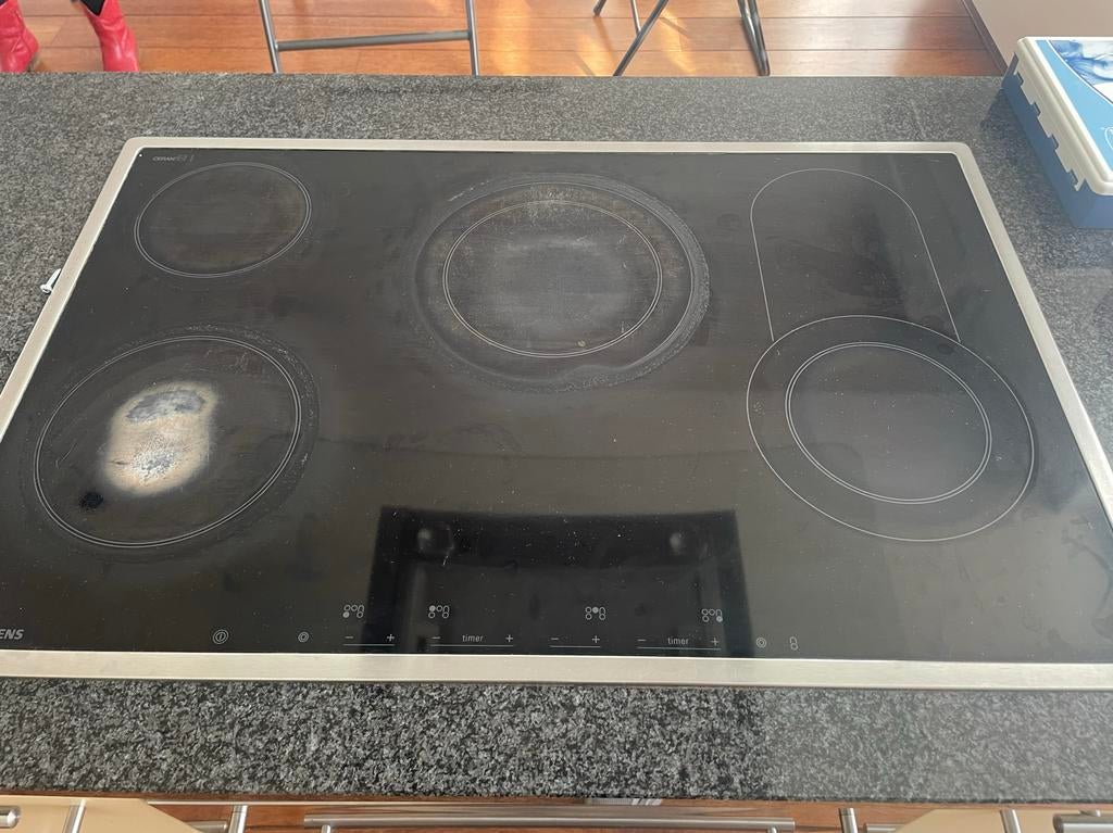 Siemens keramische kookplaat, Witgoed en Apparatuur, Kookplaten, Ophalen, Gebruikt, Keramisch, 4 kookzones