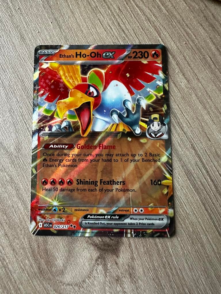 Pokémon: Ethan's Ho-Oh EX (ASC 026), Ophalen, Zo goed als nieuw