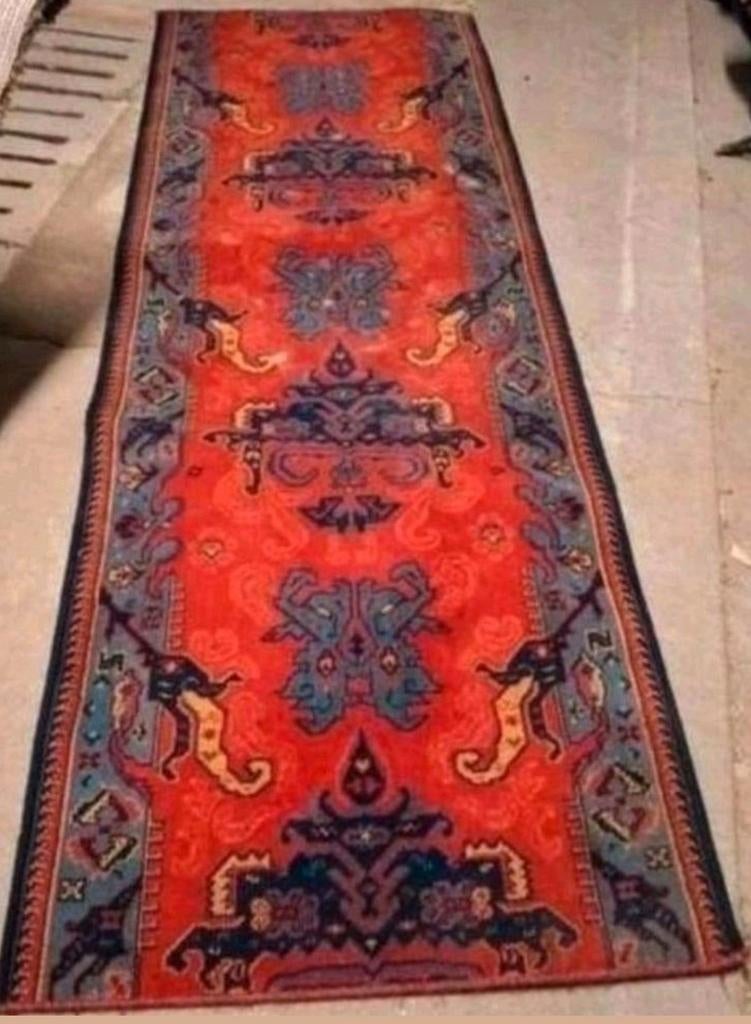 Rode loper 250 x 89, Ophalen, 200 cm of meer, 50 tot 100 cm, Zo goed als nieuw