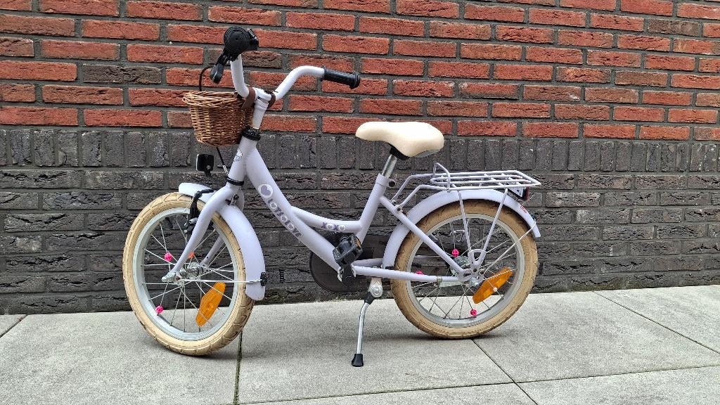 Meisjesfiets, Fietsen en Brommers, Fietsen | Meisjes, Gebruikt, 14 inch of minder, Handrem, Ophalen