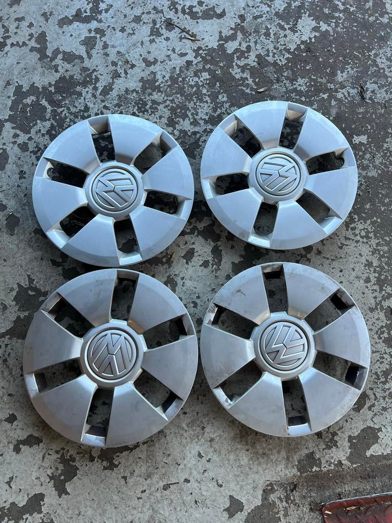 Volkswagen Up wieldoppen 14 inch - Set van 4, Ophalen, Gebruikt