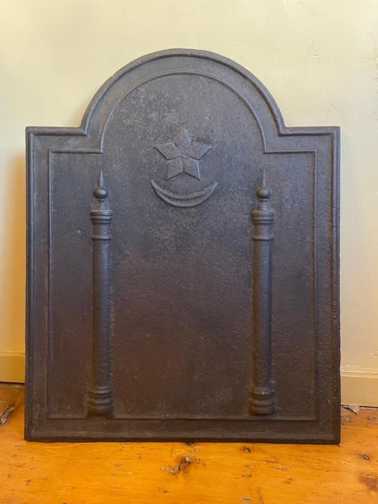 antieke Haardplaat Kachelplaat gietijzer, Ophalen