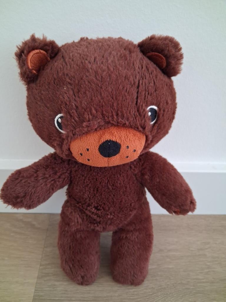 Knuffel beer bruin Ikea Aftonsparv 27 cm L1189, Ophalen of Verzenden, Zo goed als nieuw, Beer